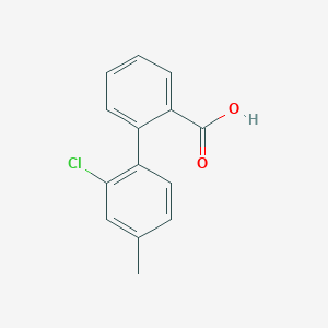 B6328555 2-(2-Chloro-4-methylphenyl)benzoic acid CAS No. 1220967-92-9