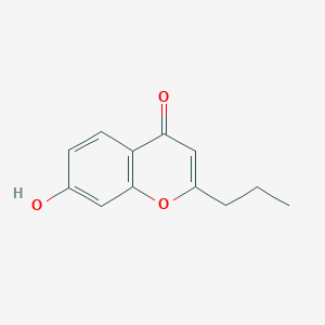 molecular formula C12H12O3 B6328566 7-Hydroxy-2-propyl-4H-chromen-4-one CAS No. 248595-21-3