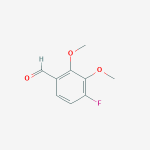 molecular formula C9H9FO3 B6328583 4-Fluoro-2,3-dimethoxybenzaldehyde CAS No. 1364687-90-0