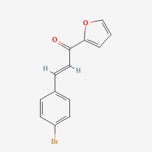 molecular formula C13H9BrO2 B6328599 3-(4-Bromophenyl)-1-(2-furyl)prop-2-en-1-one CAS No. 111042-58-1