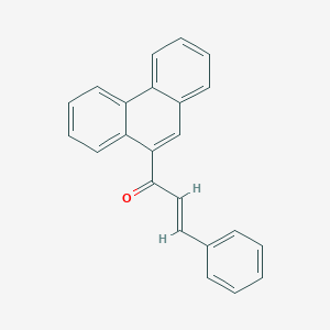 molecular formula C23H16O B6328620 1-(9-Phenanthryl)-3-phenylprop-2-en-1-one CAS No. 79178-10-2