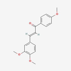 3-(3,4-dimethoxyphenyl)-1-(4-methoxyphenyl)prop-2-en-1-one