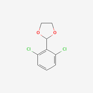 molecular formula C9H8Cl2O2 B6328658 2-(2,6-Dichlorophenyl)-1,3-dioxolane CAS No. 82073-58-3