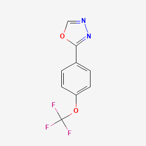 2-(4-(Trifluoromethoxy)phenyl)-1,3,4-oxadiazole
