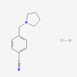 4-(Pyrrolidin-1-ylmethyl)benzonitrile hydrochloride