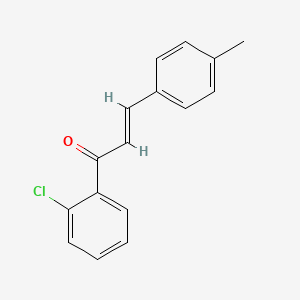 molecular formula C16H13ClO B6328670 1-(2-Chlorophenyl)-3-(4-methylphenyl)prop-2-en-1-one CAS No. 1087748-85-3