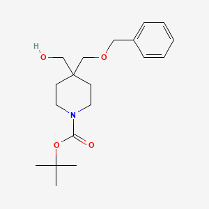 t-Butyl 4-((benzyloxy)methyl)-4-(hydroxymethyl)piperidine-1-carboxylate