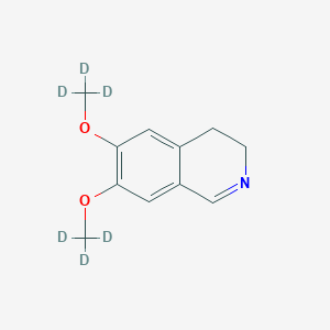 molecular formula C11H13NO2 B6328748 6,7-Di(methoxy-d3)-3,4-dihydro-isoquinoline CAS No. 1221885-61-5