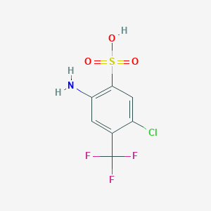 2-Amino-5-chloro-4-(trifluoromethyl)benzenesulfonic acid