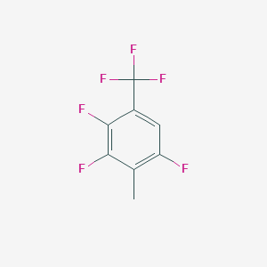 molecular formula C8H4F6 B6328789 4-Methyl-2,3,5-trifluorobenzotrifluoride, 98% CAS No. 933674-91-0