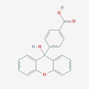 molecular formula C20H14O4 B063288 9-Hydroxy-9-(4-carboxyphenyl)xanthene CAS No. 191168-41-9