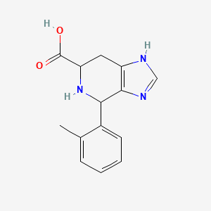 4-(2-Methylphenyl)-3H,4H,5H,6H,7H-imidazo[4,5-c]pyridine-6-carboxylic acid