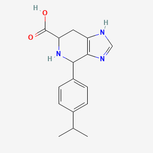 molecular formula C16H19N3O2 B6328804 4-[4-(Propan-2-yl)phenyl]-3H,4H,5H,6H,7H-imidazo[4,5-c]pyridine-6-carboxylic acid CAS No. 1338440-39-3