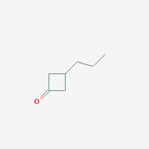 molecular formula C7H12O B6328808 3-Propylcyclobutan-1-one CAS No. 570410-05-8