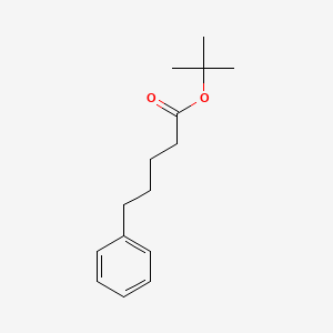 molecular formula C15H22O2 B6328821 5-Phenylpentanoic acid tert-butyl ester CAS No. 1049037-20-8