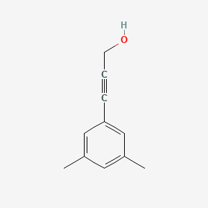 molecular formula C11H12O B6328825 3-(3,5-Dimethyl-phenyl)-prop-2-yn-1-ol, 97% CAS No. 635752-00-0