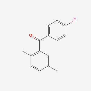 molecular formula C15H13FO B6328875 (2,5-Dimethyl-phenyl)-(4-fluoro-phenyl)-methanone, 97% CAS No. 2250-61-5