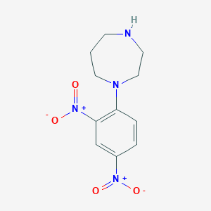 molecular formula C11H14N4O4 B6328916 1-(2,4-Dinitrophenyl)-1,4-diazepane CAS No. 1178816-03-9