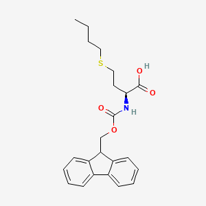 molecular formula C23H27NO4S B6328940 Fmoc-L-丁硫氨酸 CAS No. 1821797-31-2