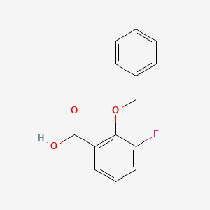 3-Fluoro-2-[(phenylmethyl)oxy]benzoic acid