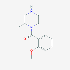 molecular formula C13H18N2O2 B6328997 1-(2-Methoxybenzoyl)-2-methylpiperazine CAS No. 1240565-85-8