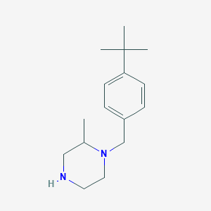 molecular formula C16H26N2 B6329001 1-[(4-tert-Butylphenyl)methyl]-2-methylpiperazine CAS No. 1240573-50-5