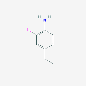molecular formula C8H10IN B6329053 4-乙基-2-碘苯胺 CAS No. 280773-47-9