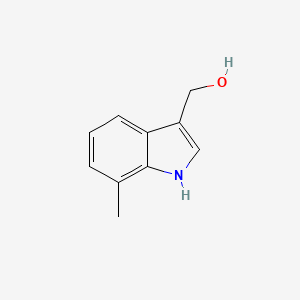 molecular formula C10H11NO B6329157 (7-Methyl-1H-indol-3-yl)methanol CAS No. 773868-89-6