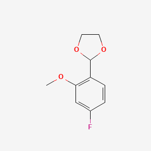 2-(4-Fluoro-2-methoxyphenyl)-1,3-dioxolane
