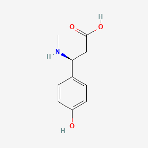 molecular formula C10H13NO3 B6329244 (S)-3-(4-Hydroxyphenyl)-3-(methylamino)propanoic acid CAS No. 1443226-01-4