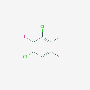 molecular formula C7H4Cl2F2 B6329265 3,5-Dichloro-2,4-difluorotoluene CAS No. 1858242-60-0