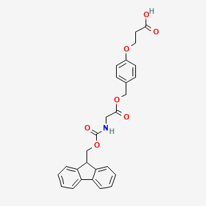molecular formula C27H25NO7 B6329283 Fmoc-Gly-MPPA CAS No. 130914-04-4