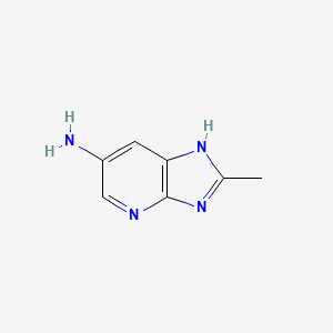 molecular formula C7H8N4 B6329308 2-Methyl-3H-imidazo[4,5-b]pyridin-6-amine CAS No. 1186223-80-2