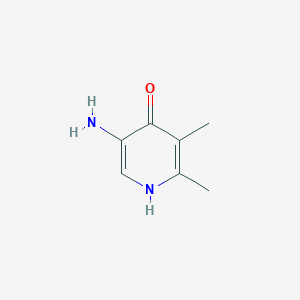 molecular formula C7H10N2O B6329313 5-Amino-2,3-dimethyl-4-pyridinol CAS No. 1780046-50-5