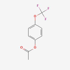 molecular formula C9H7F3O3 B6329318 4-Acetyloxy-(trifluoromethoxy)benzene CAS No. 85578-53-6