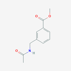 molecular formula C11H13NO3 B6329327 Methyl 3-(acetamidomethyl)benzoate CAS No. 1824354-81-5