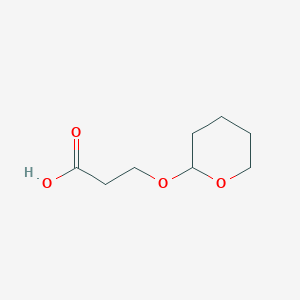 molecular formula C8H14O4 B6329450 3-[(2-Tetrahydropyranyl)oxy]propanoic acid CAS No. 1221443-23-7