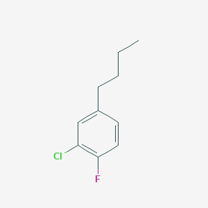 molecular formula C10H12ClF B6329453 4-Butyl-2-chloro-1-fluorobenzene CAS No. 2432848-87-6