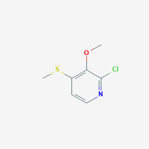 2-Chloro-3-methoxy-4-(methylthio)pyridine