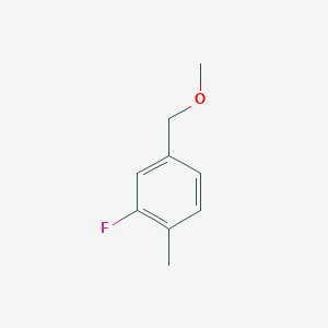 molecular formula C9H11FO B6329523 2-Fluoro-4-(methoxymethyl)-1-methylbenzene CAS No. 2404734-12-7