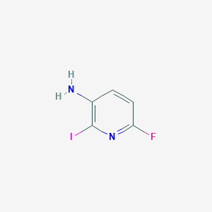 molecular formula C5H4FIN2 B6329554 6-Fluoro-2-iodo-pyridin-3-amine CAS No. 1394839-67-8