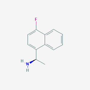 molecular formula C12H12FN B6329570 (1R)-1-(4-Fluoronaphthyl)ethylamine CAS No. 1211568-72-7
