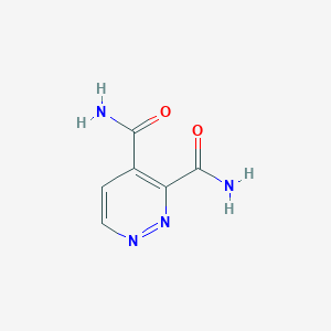 molecular formula C6H6N4O2 B6329664 Pyridazine-3,4-dicarboxylic acid diamide CAS No. 16082-02-3