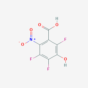 2,4,5-Trifluoro-3-hydroxy-6-nitrobenzoic acid
