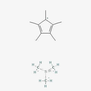 molecular formula C13H24Ti B6329703 (Trimethyl)pentamethylcyclopentadienyltitanium(IV), 97% CAS No. 107333-47-1