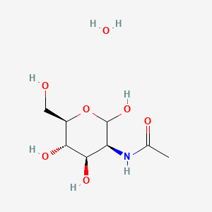 molecular formula C8H17NO7 B6329710 N-乙酰-D-甘露糖胺一水合物，98% CAS No. 1071625-31-4