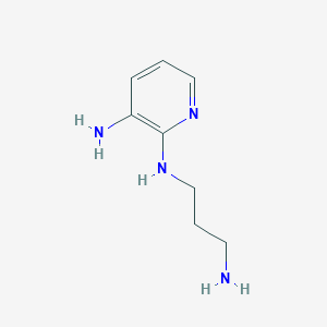 molecular formula C8H14N4 B6329723 2-N-(3-Aminopropyl)pyridine-2,3-diamine CAS No. 1264044-04-3