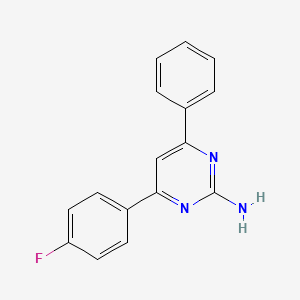 4-(4-Fluorophenyl)-6-phenylpyrimidin-2-amine