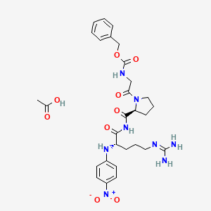molecular formula C29H38N8O9 B6329759 Z-Gly-Pro-Arg-pNA acetate CAS No. 88793-80-0