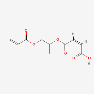 molecular formula C10H12O6 B6329775 Maleic acid-mono-2-methacryloyloxy ethyl ester CAS No. 31718-58-8